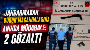Jandarmadan Düğün Magandalarına Anında Müdahale: 2 Gözaltı